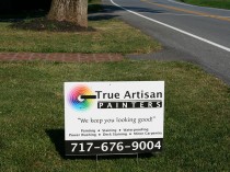 True Artisan Painters Outdoor Signage