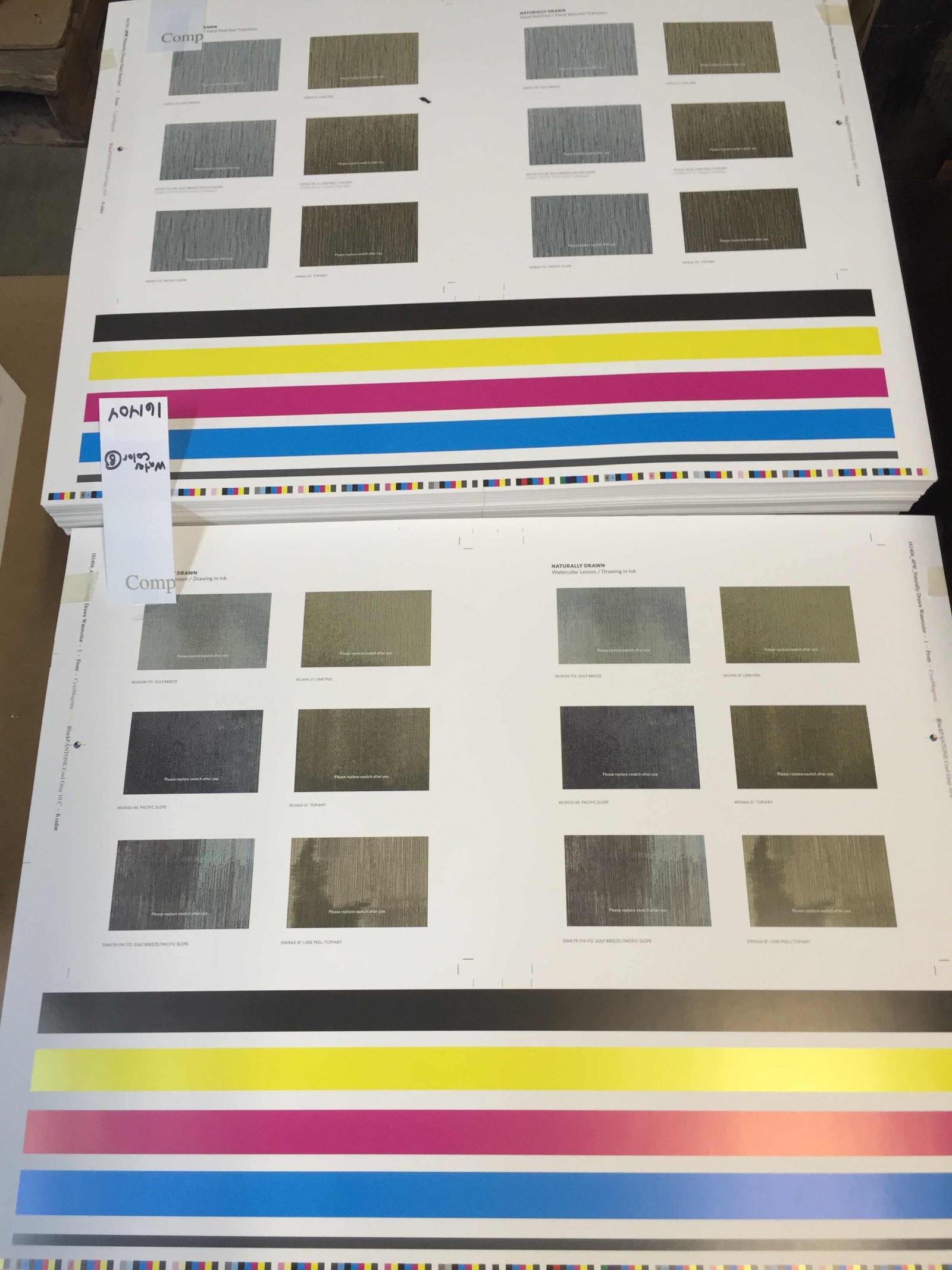 Swatch Printed Material