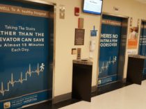 George Washington University Hospital Elevator Door Graphics 1 of 2