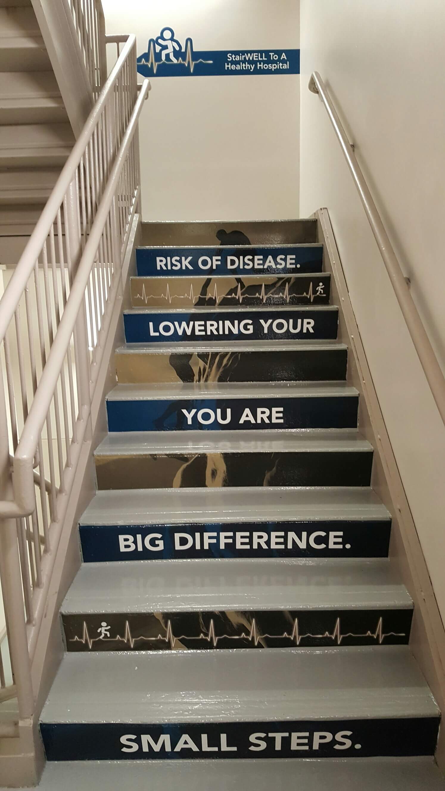 George Washington University Hospital Stair Graphics by Caskey Group