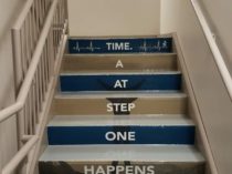 George Washington University Hospital Stair Graphics 1 of 2