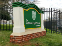 Catholic High School of Baltimore Sign  1 of 2