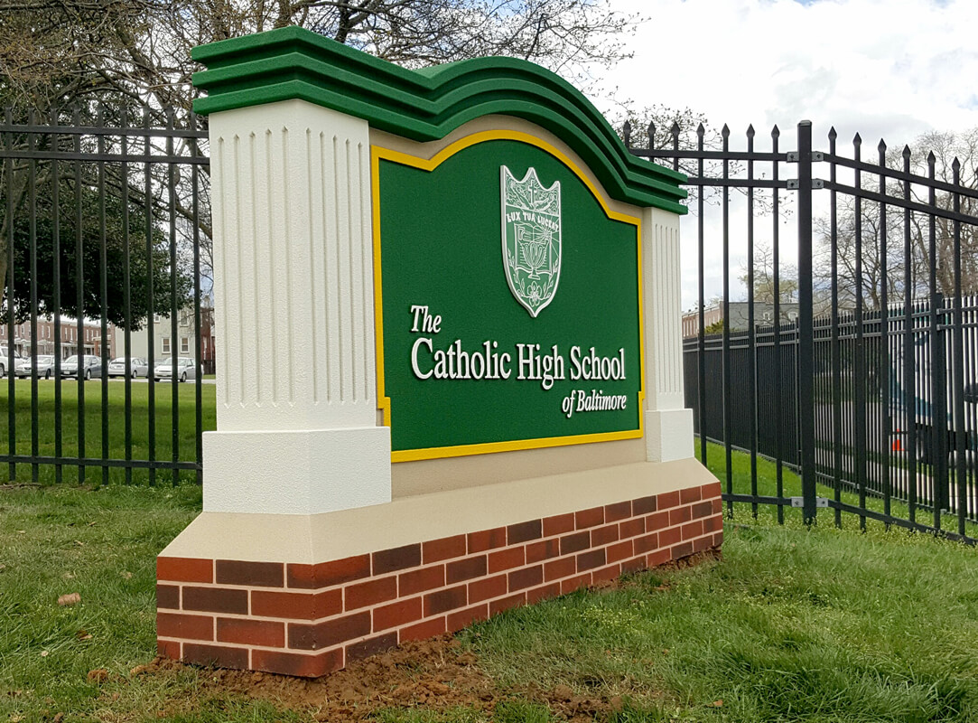 Catholic High School of Baltimore Sign