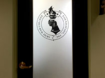 Army War College Frosted Glass Graphics 1 of 2